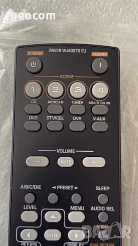 Yamaha дистанционно управление (RAV28 WJ40970), снимка 2 - Дистанционни - 50770750