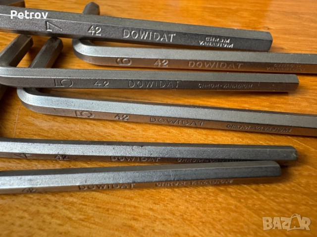 DOWIDAT No.19 - MADE IN GERMANY - 1/2"+1/4" ПРОФЕСИОНАЛНИ Вложки / Адаптер / 6 Инбуси (Шестограми) !, снимка 3 - Гедорета - 51790718