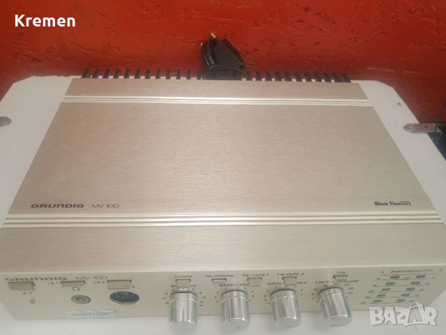 Усилвател Grundig MU-100, снимка 2 - Ресийвъри, усилватели, смесителни пултове - 46139835