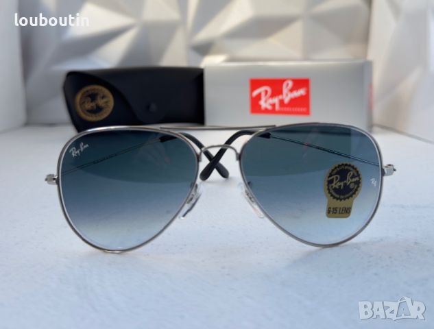 Ray-Ban RB3025 висок клас унисекс слънчеви очила Рей-Бан дамски мъжки минерално стъкло, снимка 2 - Слънчеви и диоптрични очила - 45241958