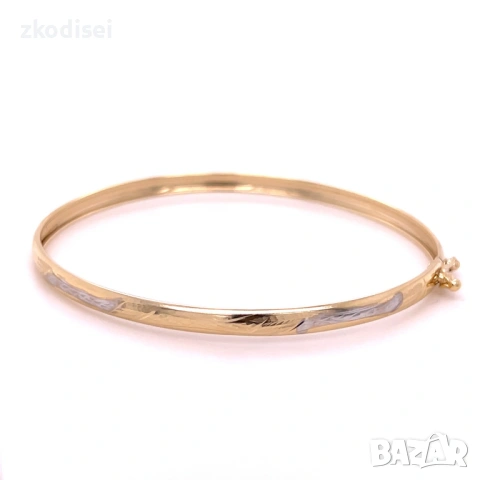 Златна дамска гривна 3,58гр. 14кр. проба:585 модел:36374-1, снимка 2 - Гривни - 53072358