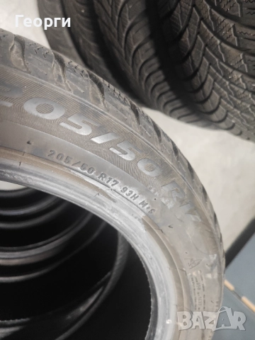2бр. зимни гуми 205/50/17 Pirelli, снимка 4 - Гуми и джанти - 52735665