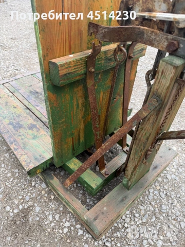 Стара механична платформена везна – ретро индустриален стил, снимка 5 - Везни - 54172072