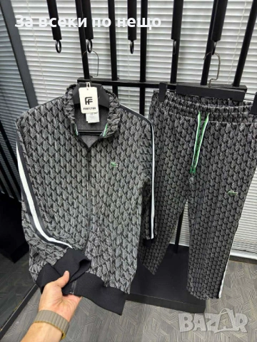 Lacoste Спортен Комплект🔝Мъжки Спортен Екип Лакост - Налични Различни Цветове Код Модерно16, снимка 3 - Спортни дрехи, екипи - 53463452
