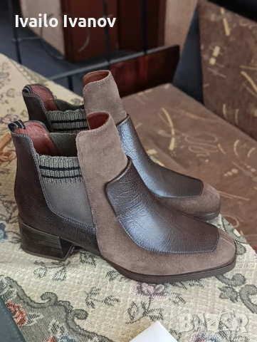 Дамски обувки естествена кожа , снимка 3 - Дамски боти - 54031905