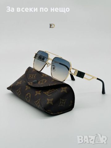 Слънчеви очила с UV400 защита с калъф и кутия Louis Vuitton Код D175 - Различни цветове, снимка 6 - Слънчеви и диоптрични очила - 46419375