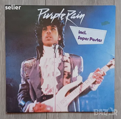 Prince And The Revolution ‎– Purple Rain Maxi Single 12 Издание 1984г Плочата е в комплект с голям п, снимка 1