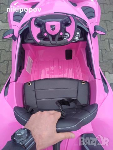 DC Акумулаторна кола 4x4 FLASH розов, снимка 4 - Други - 53849282