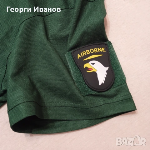 US ARMY 101st AIRBORNE SCREAMING EAGLES L/XL нова без етикет тениска армия САЩ, снимка 3 - Тениски - 53076288