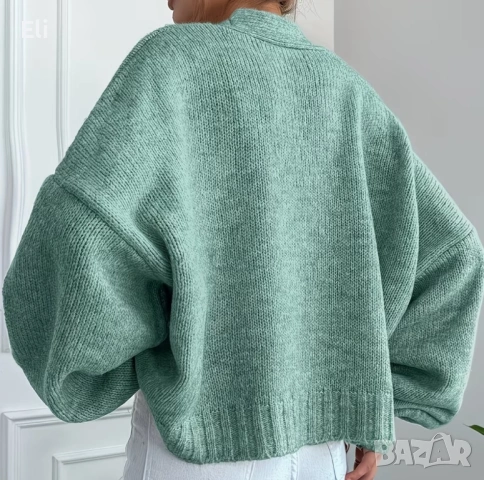 Елегантна дамска жилетка в изчистен цвят, снимка 6 - Жилетки - 53627246