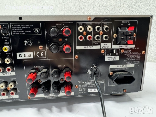 Ресийвър - SONY STR-DN1080, снимка 9 - Ресийвъри, усилватели, смесителни пултове - 46169460