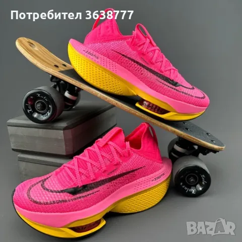 Дамски маратонки Nike Air Zoom Alphafly NEXT 2 pink, снимка 4 - Маратонки - 48264910