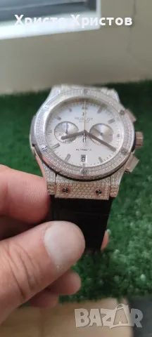 Мъжки луксозен часовник HUBLOT GENEVE BIG BANG Diamond 💎, снимка 2 - Мъжки - 46870386