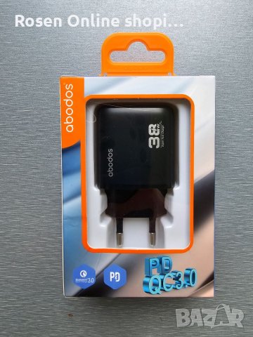 Зарядно за телефон Digital One SP00925, 220V, 38W, USB3.0 + Type C, 5А, Бързо зареждане, Fast Charge, снимка 11 - Друга електроника - 46364522