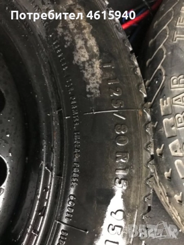 5х98мм ц.о. 58,1мм резервна гума тип патерица от алфа ромео alfa romeo 147 audi ауди субару шкода, снимка 2 - Гуми и джанти - 52231435