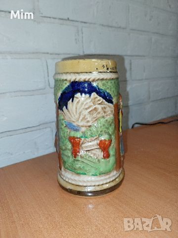 Винтидж Керамични халби за бира 
в немски стил , снимка 6 - Антикварни и старинни предмети - 45888061