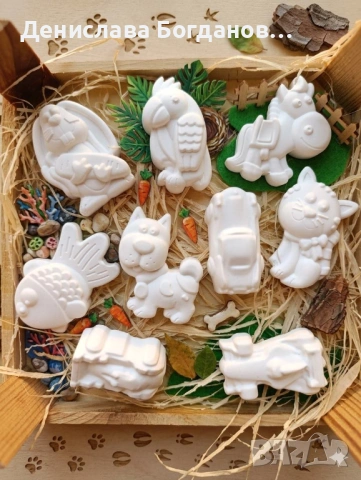 Гипсокерамични фигурки , снимка 4 - Декорация за дома - 54019604