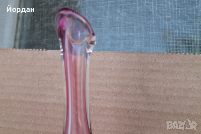 Немска кристална ваза ''Glasgalerio Malente'', снимка 10 - Вази - 51182287