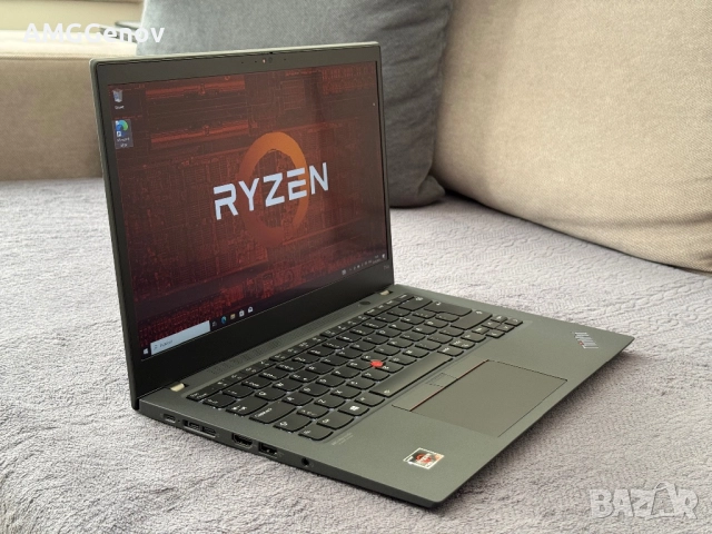 14'FHD IPS Touch/Ryzen 5 Pro-5650u/Thinkpad T14s Gen 2/16GB DDR4/256GB, снимка 4 - Лаптопи за работа - 52226808
