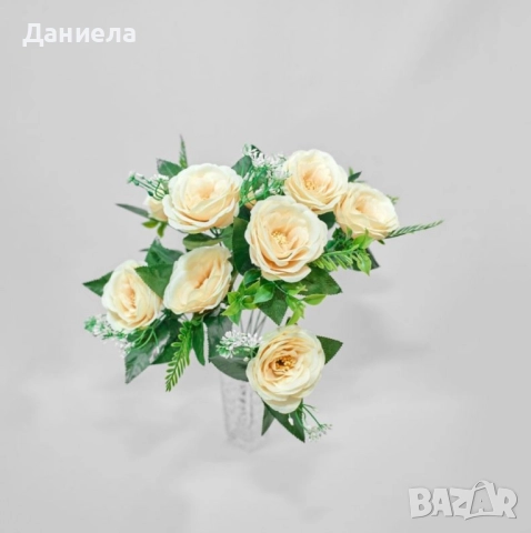 Изкуствени рози, снимка 5 - Изкуствени цветя - 51841730