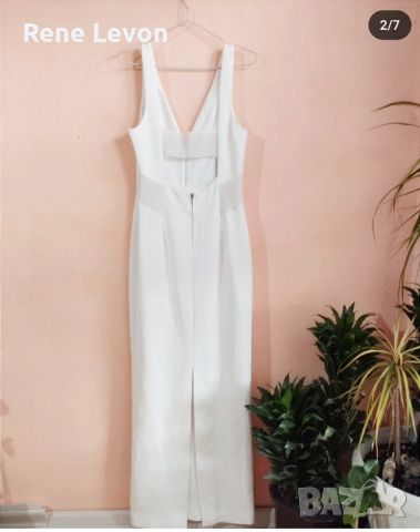 Официална бяла рокля , снимка 3 - Рокли - 45350092