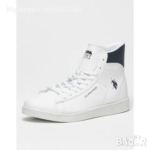 Мъжки обувки US POLO Assn Tibet Shoes White, снимка 2 - Маратонки - 47553562