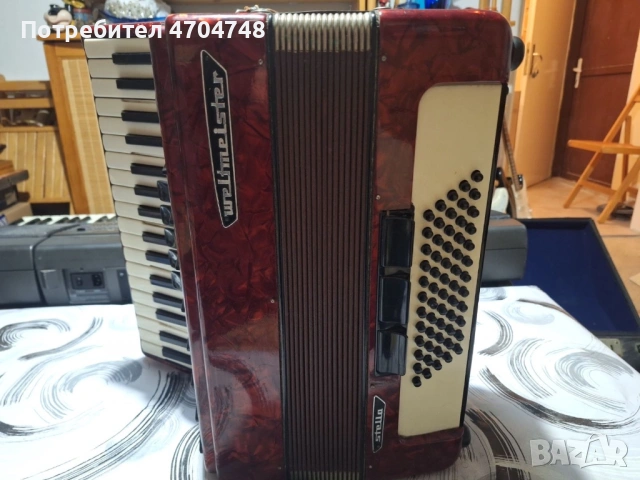 Акордеон Велтмайстер Стела 60 баса, снимка 9 - Акордеони - 53135953