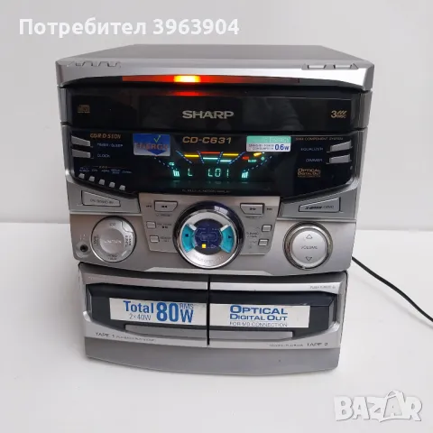 НАЙ ДОБРАТА ОФЕРТА Уредба SHARP CD-C631, снимка 6 - Аудиосистеми - 48522240