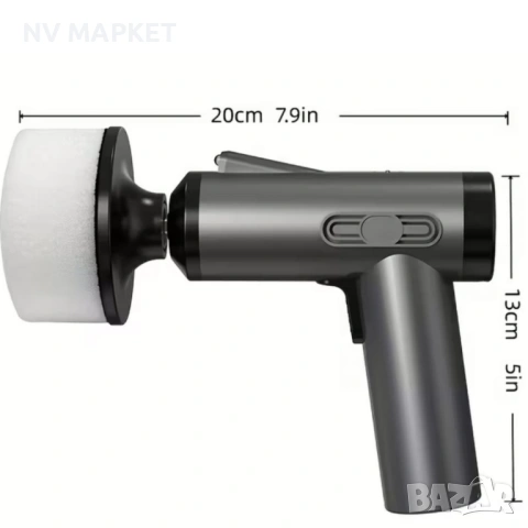 Безжична полираща машина за автомобил, снимка 5 - Аксесоари и консумативи - 53850825