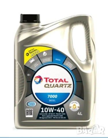 Моторно Масло TOTAL QUARTZ 7000 10W-40 4L