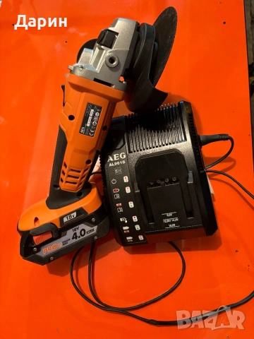 Акумулаторен ъглошлайф на AEG  BEWS  18 - 125X, снимка 2 - Ъглошлайфи - 53883275