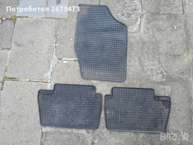 Продавам  гумени  стелки за Пежо 307 и за Ситроен С4