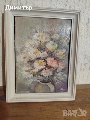 комплект картини натюрморт с цветя, снимка 2 - Картини - 52418035