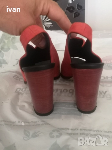 дамски дизайнерски обувки естествен велур 39 italy, снимка 4 - Дамски елегантни обувки - 51866546