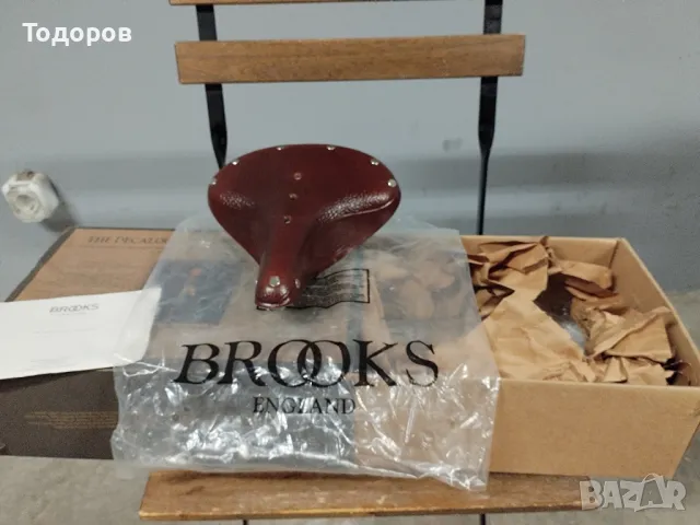 Brooks седалка за велосипед колело ретро, снимка 2 - Аксесоари за велосипеди - 47035512