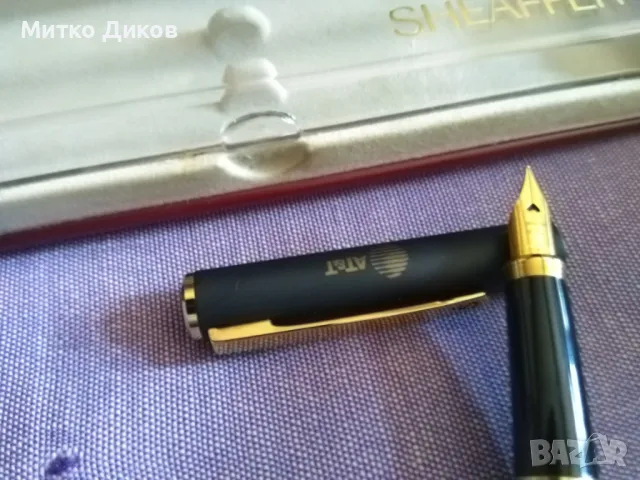 Sheaffer F-4  F маркова японска писалка с позлатен писец винтидж нова с кутия , снимка 3 - Колекции - 48309297