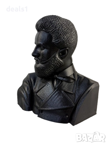 3D Print Уникална декоративна фигура бюст на Христо Ботев, снимка 2 - Колекции - 51892248