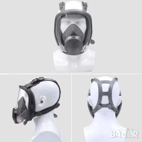 Респираторна предпазна маска за цяло лице | Еквивалент на 3М 6800, снимка 2 - Други инструменти - 43448423