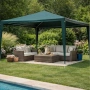 Просторна градинска шатра - стабилна конструкция и водоустойчива рамка, снимка 5