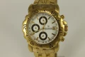 Мъжки Позлатен Кварцов Часовник CLAUDE VALENTINI Chronograph, снимка 3