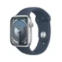 НОВ! Apple Watch Series 9 45mm Silver Storm Blue ГАРАНЦИЯ!, снимка 1