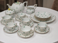 Herend Hungary Porcelain Tea set and pastry serving plates - Сервиз за чай сервиране на сладкиши
