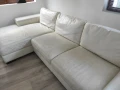 Кожен ъглов диван , снимка 3