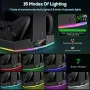 Нова Охлаждаща стойка за Xbox Series XBX със зарядна станция и RGB светлина, снимка 6