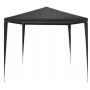 Градинска шатра тип „павилион“, 3x3м, Водоустойчива, Прахово боядисана стоманена рамка, Сива, снимка 7
