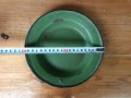 Стара емайлирана чиния, снимка 1