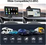 Мултимедия Camecho Wireless Carplay & Android Auto, 7-инчов, снимка 6