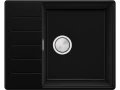 Черна кухненска гранитна мивка Копенхаген 50 Top 620х500, снимка 2