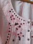 Розова блуза памучна материя с бродерии , снимка 8