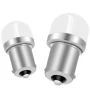 2 броя LED крушки BA15s бяла светлина 12V/24V за автомобил и камион, снимка 2